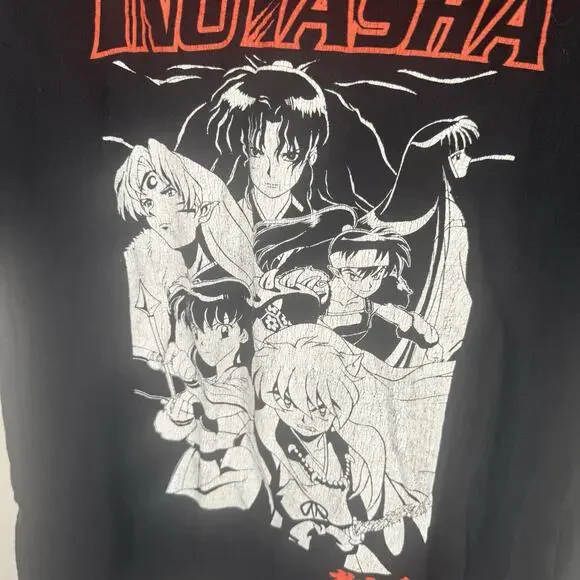 Inuyasha Anime tshirt VTG style tee kagome sesshomaru inuyasha. retro Japanese - Picture 3 of 5